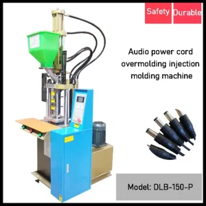 150P Vertical Injection Molding Machine Forming DC Plugs PVC Material PE PP Plastic USB Data Cable Pressure Inject Equipment – 150P