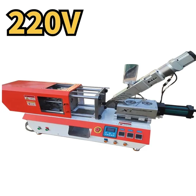 220V/110V 50G Horizontal Hydraulic Injection Molding Machine Stroke 100Mm 14T Injection Molding Machine Plastic Molding Machine – Red 220V 220V/110V 50G Horizontal Hydraulic Injection Molding Machine Stroke 100Mm 14T Injection Molding Machine Plastic Molding Machine – Red 220V