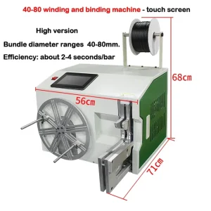 220V/110V Automatic Wire Winding and Binding Machine 40-80mm Data Cable Power Cable Binding Machine Coil Winding Binding Machine – 110V – 40-80mm D 220V/110V Automatic Wire Winding and Binding Machine 40-80mm Data Cable Power Cable Binding Machine Coil Winding Binding Machine – 110V – 40-80mm D