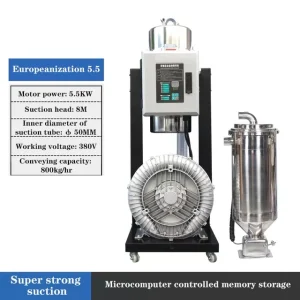 500kg/h Hopper Loader 1000kg Auto Feeder Automatic Plastic Particle Vacuum Feeding Machine European Plastic Suction Machine – European 5.5KW 500kg/h Hopper Loader 1000kg Auto Feeder Automatic Plastic Particle Vacuum Feeding Machine European Plastic Suction Machine – European 5.5KW