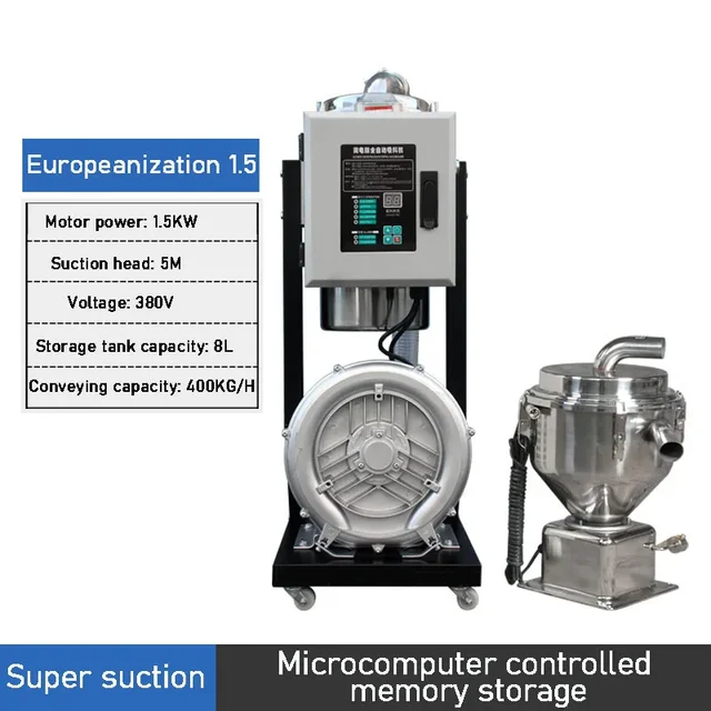 500Kg/H Hopper Loader 1000Kg Auto Feeder Automatic Plastic Particle Vacuum Feeding Machine European Plastic Suction Machine – European 1.5Kw 500Kg/H Hopper Loader 1000Kg Auto Feeder Automatic Plastic Particle Vacuum Feeding Machine European Plastic Suction Machine – European 1.5Kw