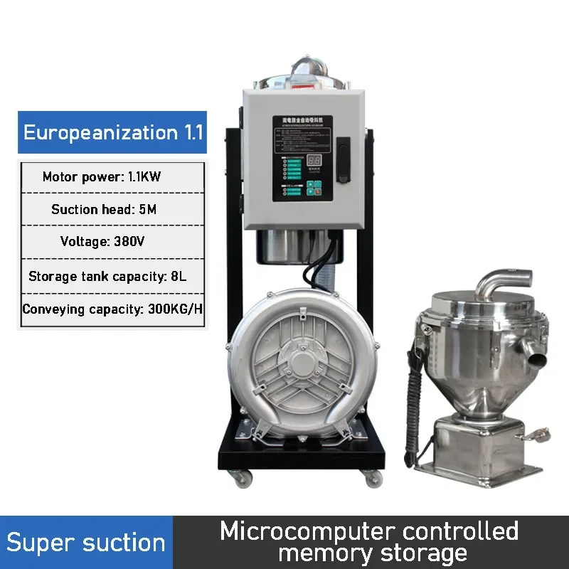 500Kg/H Hopper Loader 1000Kg Auto Feeder Automatic Plastic Particle Vacuum Feeding Machine European Plastic Suction Machine – European 1.1Kw 500Kg/H Hopper Loader 1000Kg Auto Feeder Automatic Plastic Particle Vacuum Feeding Machine European Plastic Suction Machine – European 1.1Kw