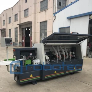 Automatic Edge Banding Machine With Gluing End Trimming Fine Trimming Scraping Buffing 6 Functions Good Helper Automatic Edge Banding Machine With Gluing End Trimming Fine Trimming Scraping Buffing 6 Functions Good Helper