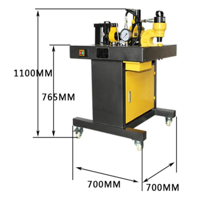 Copper Aluminum Busbar Processing Machine 3In1 4In1 Iron Plate Hydraulic Punching Machine Bending Cutting Combination Machine – Combination 4 Copper Aluminum Busbar Processing Machine 3In1 4In1 Iron Plate Hydraulic Punching Machine Bending Cutting Combination Machine – Combination 4