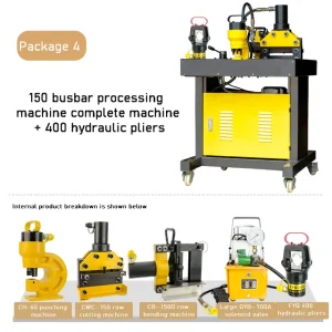 Copper Aluminum Busbar Processing Machine 3in1 4in1 Iron Plate Hydraulic Punching Machine Bending Cutting Combination Machine – Combination 4 Copper Aluminum Busbar Processing Machine 3in1 4in1 Iron Plate Hydraulic Punching Machine Bending Cutting Combination Machine – Combination 4
