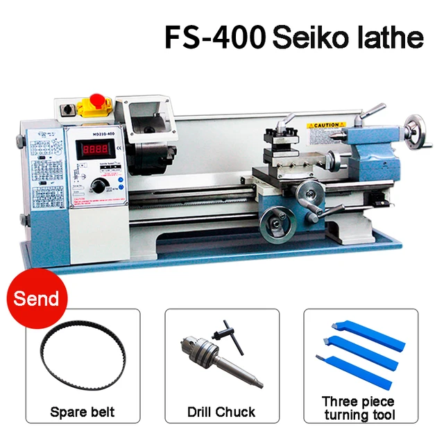 Digital Display Mini Lathe Machine Household Diy Small Stainless Steel Lathe Metal Processing Lathe Benchtop Metal Lathe Tool – Fs400 Digital Display Mini Lathe Machine Household Diy Small Stainless Steel Lathe Metal Processing Lathe Benchtop Metal Lathe Tool – Fs400