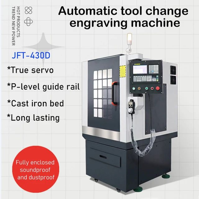 Full Cover Cast Iron Cnc Engraving Machine Small Cnc Metal Aluminum Stamping Plate Mold Automatic Tool Change Engraving Machine – 430D Atc Full Cover Cast Iron Cnc Engraving Machine Small Cnc Metal Aluminum Stamping Plate Mold Automatic Tool Change Engraving Machine – 430D Atc