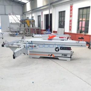 High Quality Woodworking Industrial Precision 3200Mm Wood Cutting Sliding Table Panel Saw Machine 5 5Kw 45