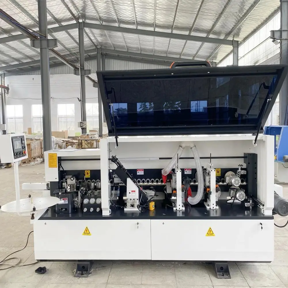 Robotec Fully Automatic Hf370 Automatic Edge Banding Machine With Gluing Trimming Buffing And End Cutting – Edge Banding Machine Robotec Fully Automatic Hf370 Automatic Edge Banding Machine With Gluing Trimming Buffing And End Cutting – Edge Banding Machine