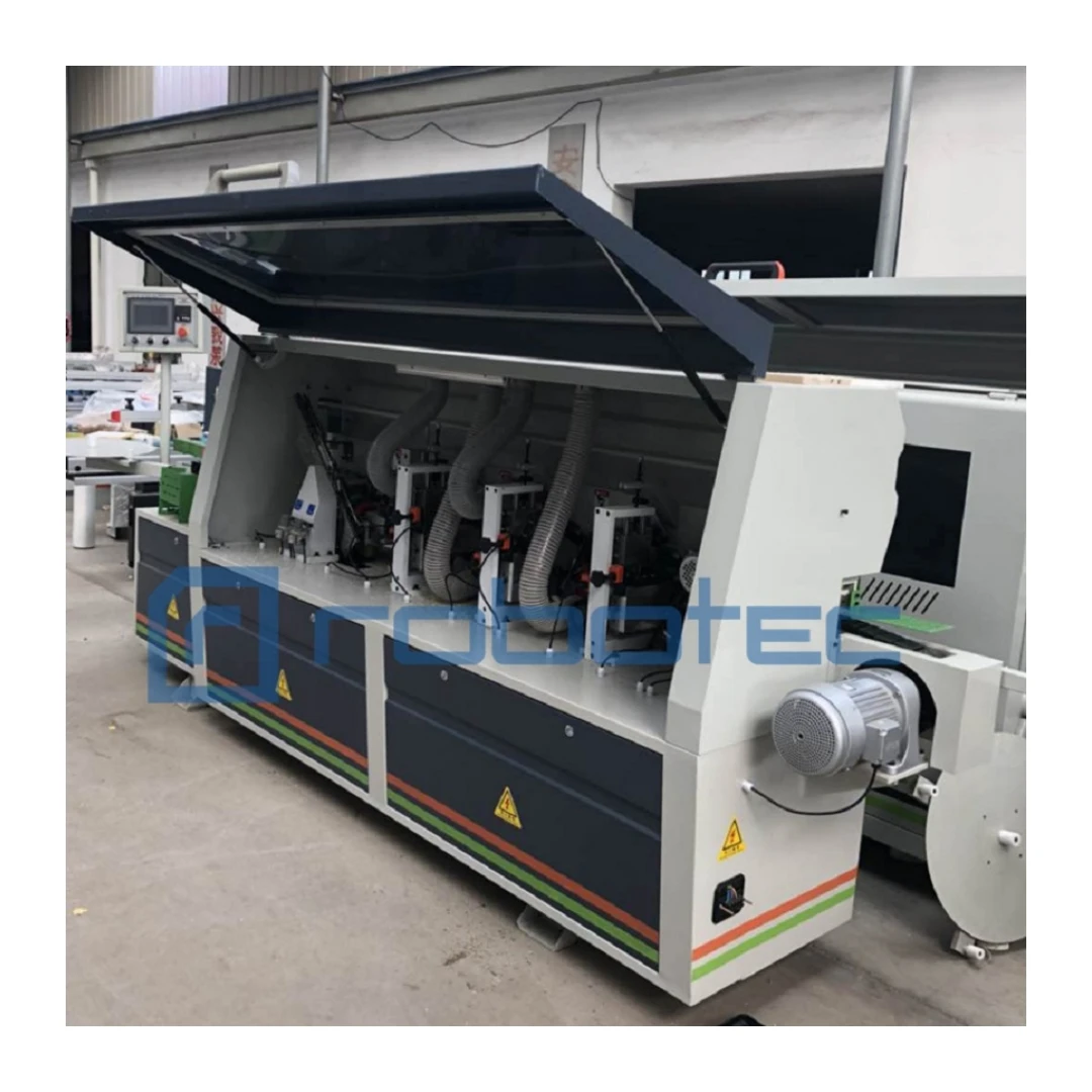 Robotec Automatic Pvc Mdf Wood Cnc Edge Bander Machinery Board Pre Milling Woodworking Banding Machine For Furniture Trimming – Total Robotec Automatic Pvc Mdf Wood Cnc Edge Bander Machinery Board Pre Milling Woodworking Banding Machine For Furniture Trimming – Total