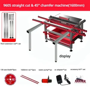 Shijing 9605 45 Degree Chamfering Straight Cut Machine Dust Free Water Cutter Slab Ceramic Tile Cutting Machine – 1.6m x 1 extend rod Shijing 9605 45 Degree Chamfering Straight Cut Machine Dust Free Water Cutter Slab Ceramic Tile Cutting Machine – 1.6m x 1 extend rod