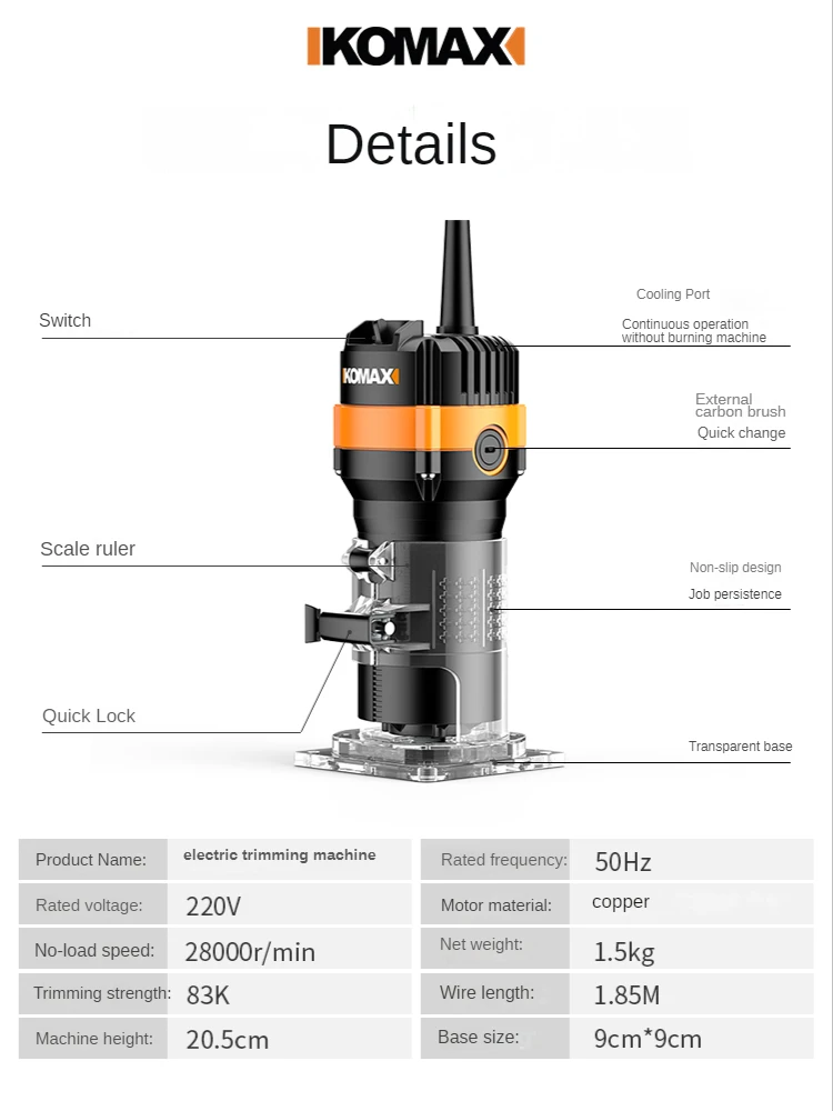 Woodworking Tools Electric Milling Triming Engraving Machine Aluminum Plastic Board Palm Router For Wood – Strengthen Router Woodworking Tools Electric Milling Triming Engraving Machine Aluminum Plastic Board Palm Router For Wood – Strengthen Router