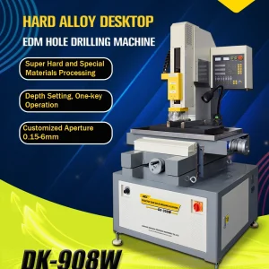 DK-908W EDM small hole Drilling Machine Ø0.15-3mm for Super Hard Alloy and Metal Depth Setting&One-Key Processing DK-908W EDM small hole Drilling Machine Ø0.15-3mm for Super Hard Alloy and Metal Depth Setting&One-Key Processing