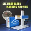30W JPT MOPA M7 fiber laser marking machine 110*110mm lens With 80mm Rotary Axis