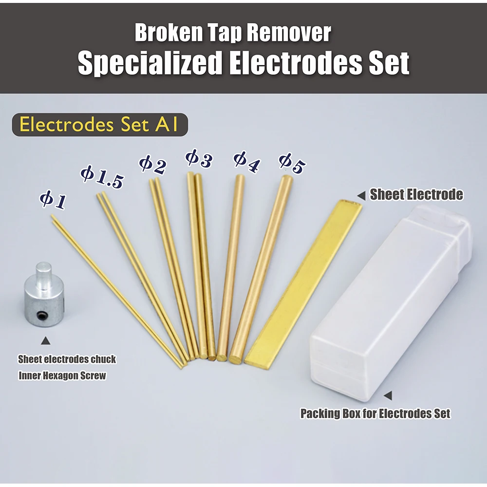 2 Sets Electrode Set A1 For Edm-8C Edm Broken Tap Remover Machine Edm Rod 2 Sets Electrode Set A1 For Edm-8C Edm Broken Tap Remover Machine Edm Rod