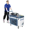 Laser Cleaning Machine Max Source Cable Length 15m Continuous/Modulation Cleaner Rust Removal for Paint/Oil/Coating Mobile – 2000W