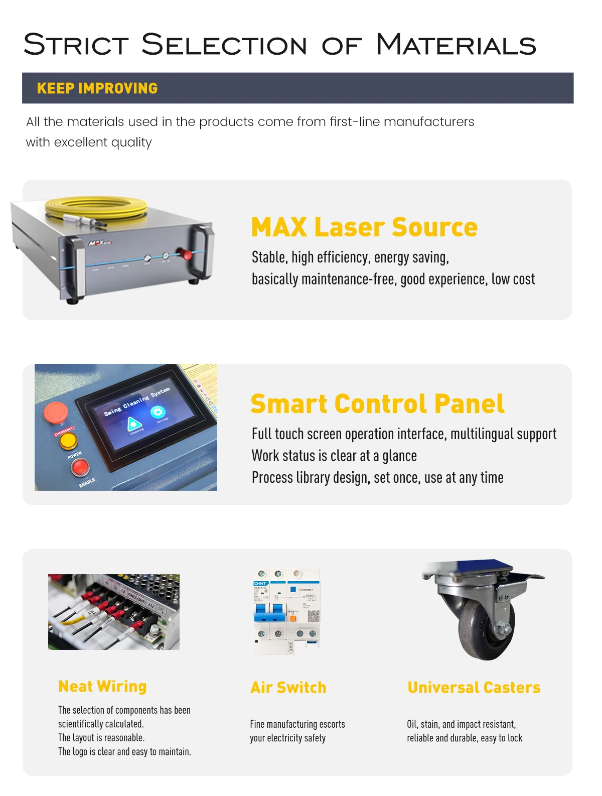 Handheld Laser Cleaning Machine Max Source Cable Length 10M Continuous/Modulation Rust Removal For Paint/Oil/Coating Mobile – 1500W Handheld Laser Cleaning Machine Max Source Cable Length 10M Continuous/Modulation Rust Removal For Paint/Oil/Coating Mobile – 1500W