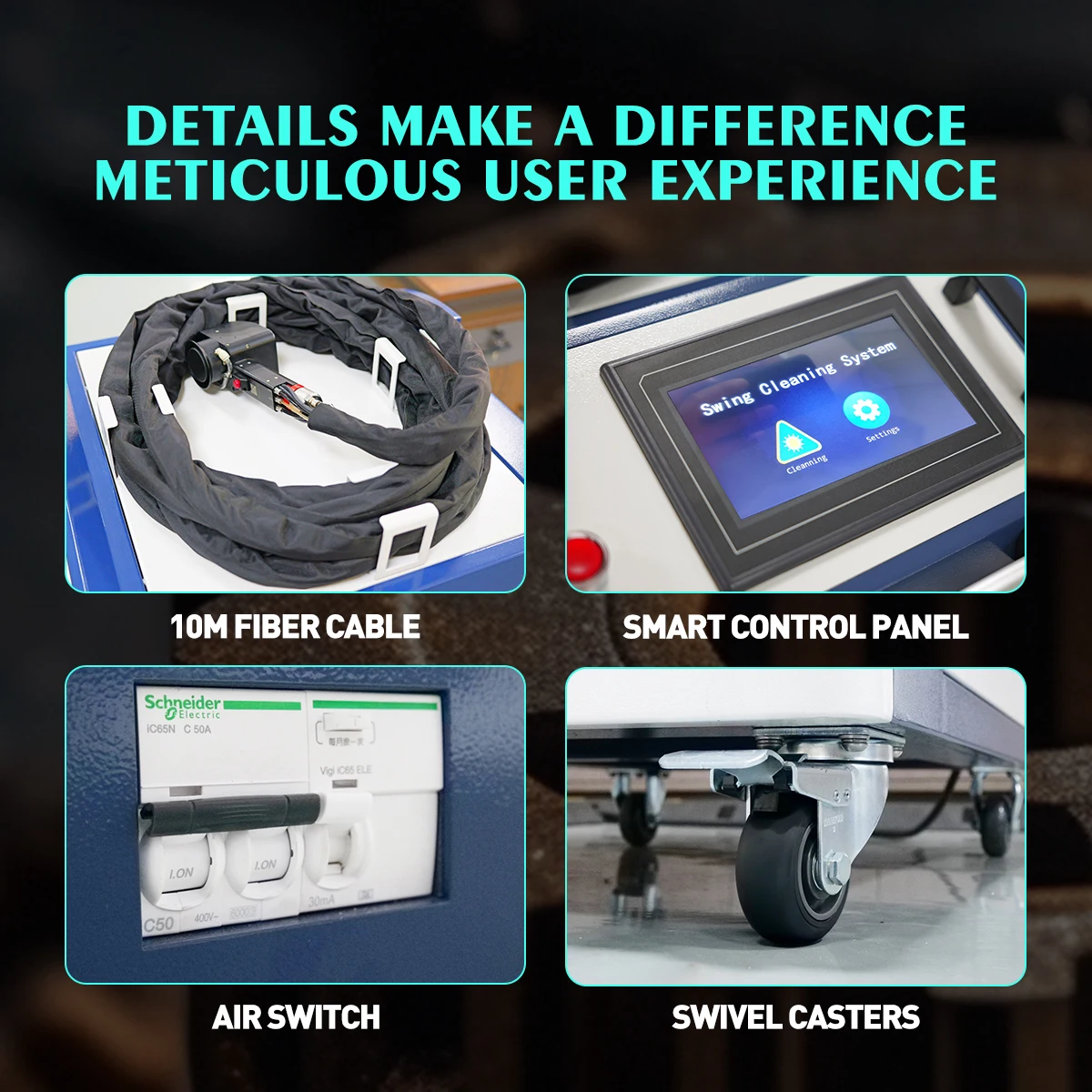300W Pulse Laser Cleaning Machine Laser Metal Rust Remover Laser Rust Oil Paint Coating Fine Cleaning Machine 300W Pulse Laser Cleaning Machine Laser Metal Rust Remover Laser Rust Oil Paint Coating Fine Cleaning Machine
