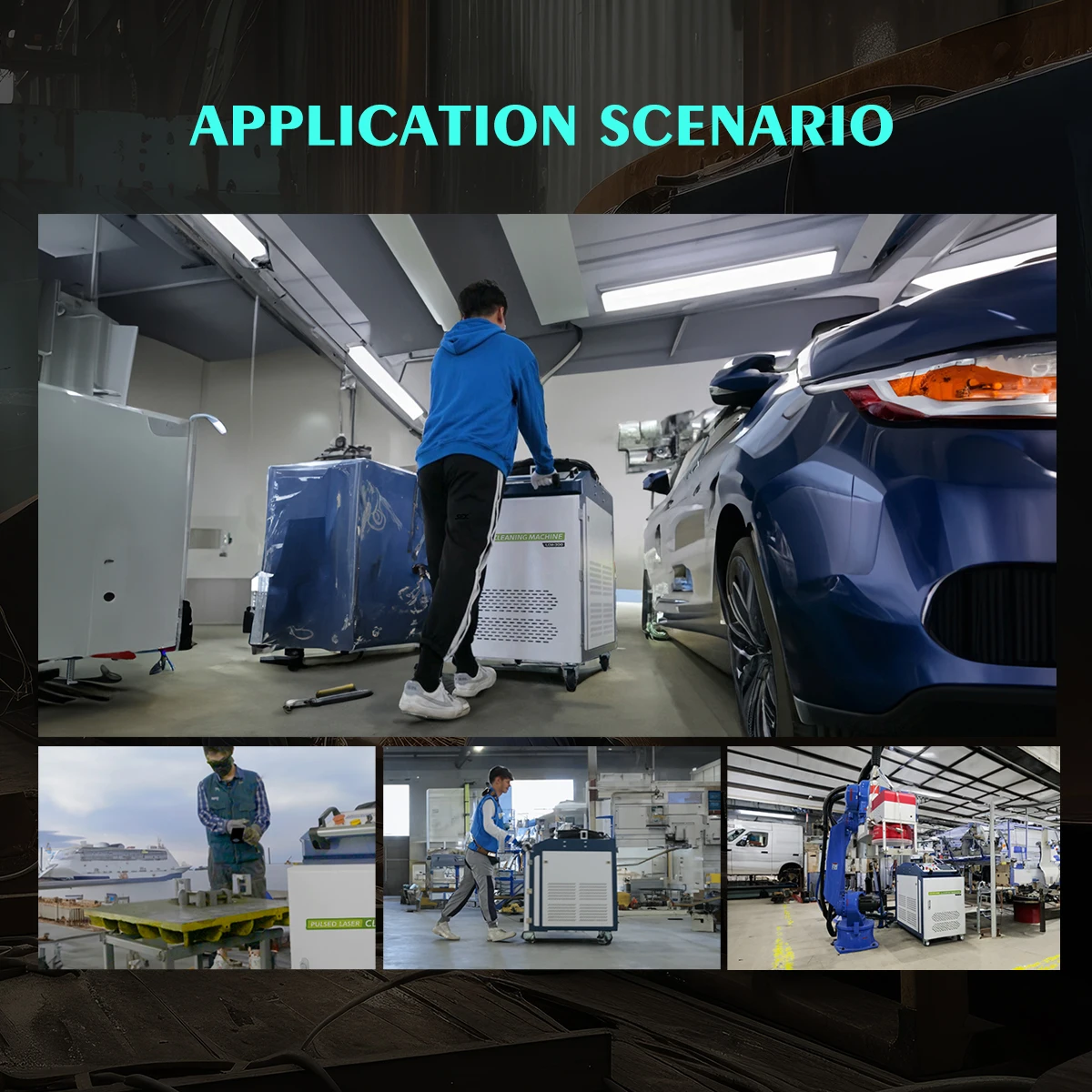 300W Pulse Laser Cleaning Machine Laser Metal Rust Remover Laser Rust Oil Paint Coating Fine Cleaning Machine 300W Pulse Laser Cleaning Machine Laser Metal Rust Remover Laser Rust Oil Paint Coating Fine Cleaning Machine
