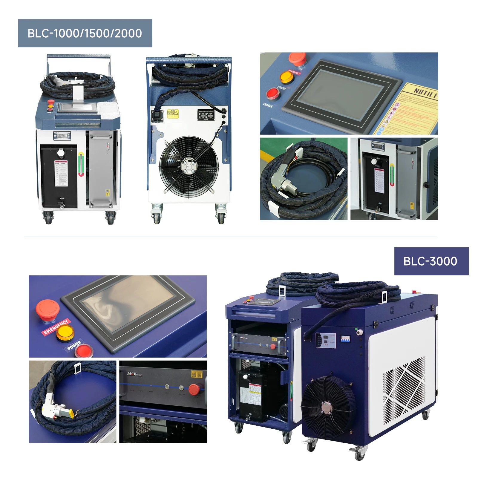 Blc-3000 Max Source Scan Width 10-160 Continuous/Modulation Rust Removal For Paint/Oil/Coating Mobile Laser Cleaning Machine Blc-3000 Max Source Scan Width 10-160 Continuous/Modulation Rust Removal For Paint/Oil/Coating Mobile Laser Cleaning Machine
