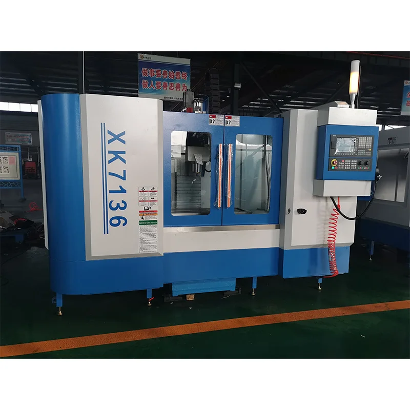 Xk7136 High Accuracy Mini Cnc Milling Machine With Siemens 808Da-15 System Xk7136 High Accuracy Mini Cnc Milling Machine With Siemens 808Da-15 System