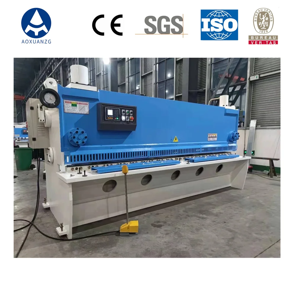 Qc11K-8×2500 Sheet Metal Cutting Hydraulic Guillotine Shearing Machine With E21S Qc11K-8×2500 Sheet Metal Cutting Hydraulic Guillotine Shearing Machine With E21S