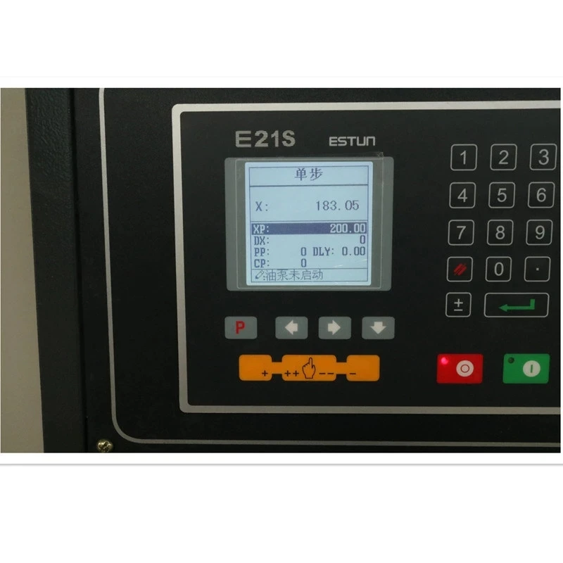 Sheet Metal Cutting Machine Hydraulic Guillotine Shearing With E21S System Sheet Metal Cutting Machine Hydraulic Guillotine Shearing With E21S System