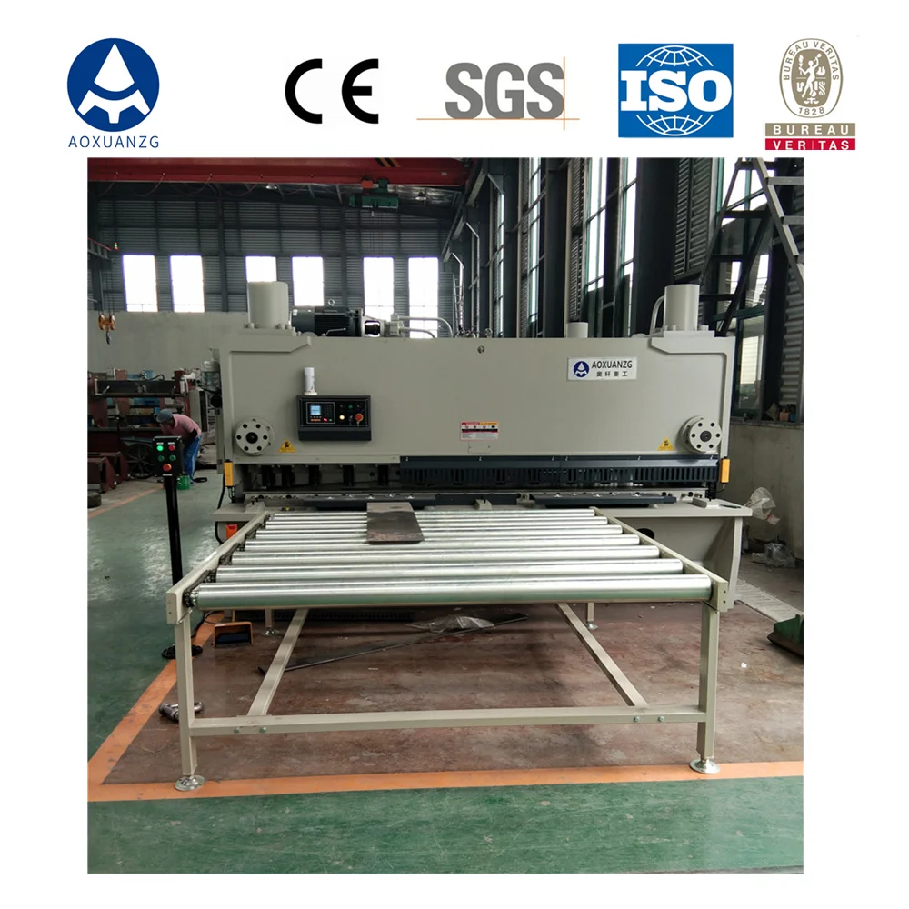 Qc11K-16*3200 Shearing Machine For Metal Hydraulic Guillotine Shearing Machine With Cnc Feeder Qc11K-16*3200 Shearing Machine For Metal Hydraulic Guillotine Shearing Machine With Cnc Feeder