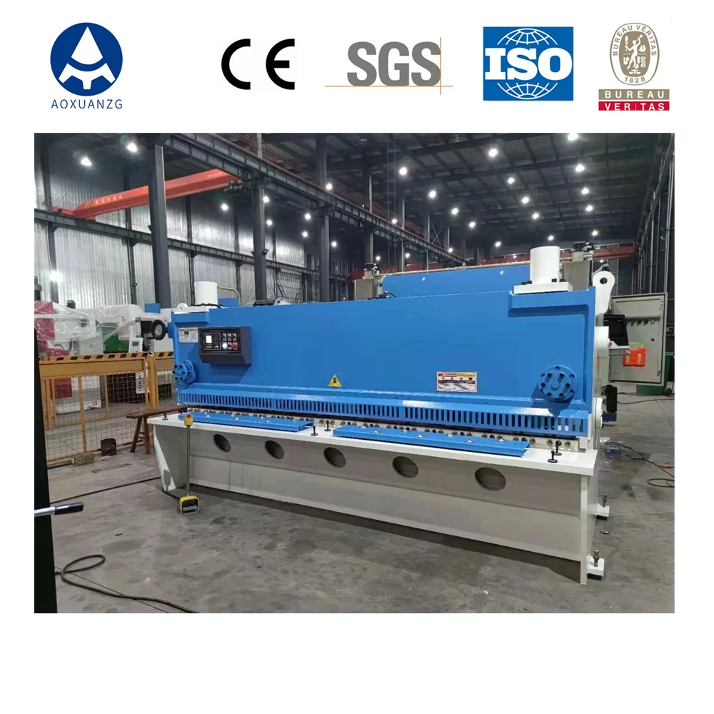 Qc11K-8×2500 Sheet Metal Cutting Hydraulic Guillotine Shearing Machine With E21S Qc11K-8×2500 Sheet Metal Cutting Hydraulic Guillotine Shearing Machine With E21S