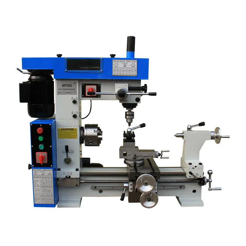 Mp500 500Mm Lathe Machine Lathe Drill Mill Combo Multi-Purpose Mp500 500Mm Lathe Machine Lathe Drill Mill Combo Multi-Purpose