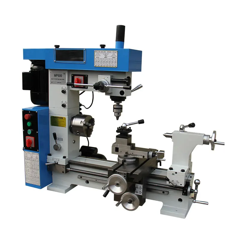 Mp500 500Mm Lathe Machine Lathe Drill Mill Combo Multi-Purpose Mp500 500Mm Lathe Machine Lathe Drill Mill Combo Multi-Purpose