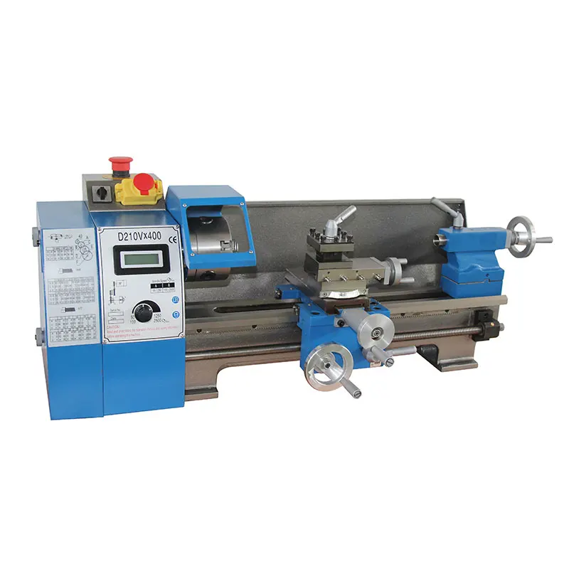 D210V Variable Speed Mini Bench Lathe For Metal Turning D210V Variable Speed Mini Bench Lathe For Metal Turning