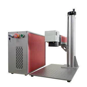 JPT Raycus 20w 30w 50w 100w Fiber Laser Marking Machine with Rotary for Metal Jewelry Ring