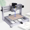 2021 new mini 200W spindle woodworking 3018 max router cnc engrave machine cnc laser engraving machine