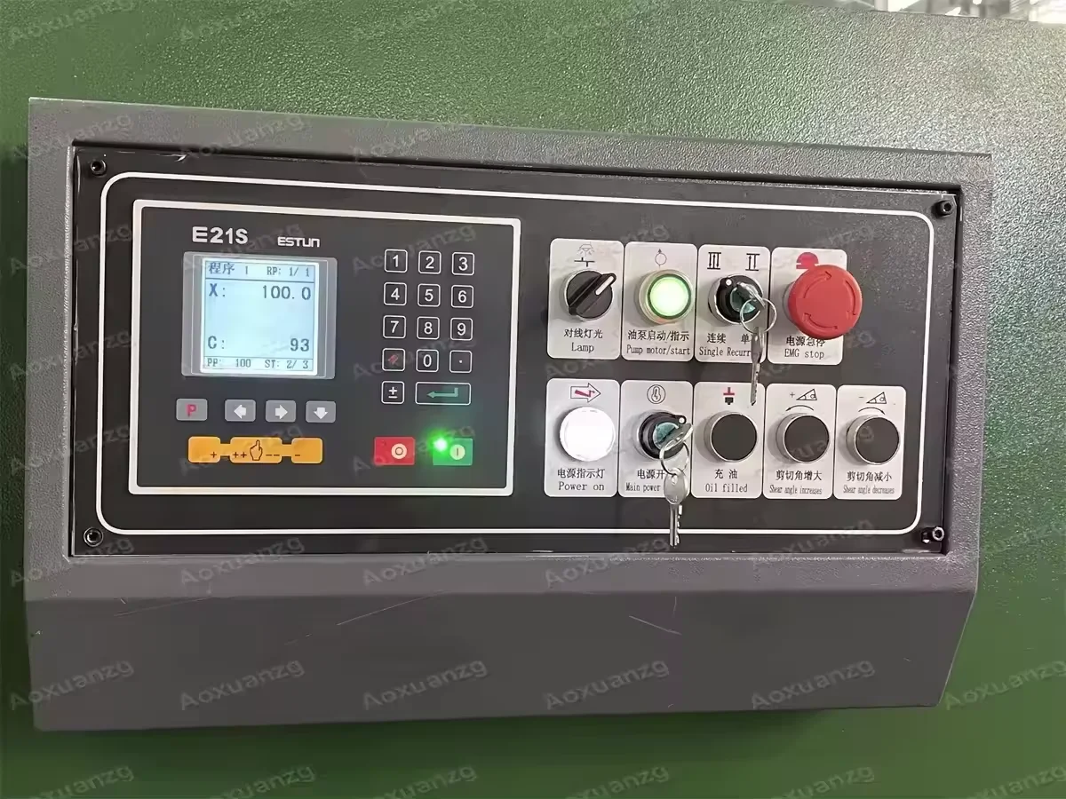 Qc11Y Series Cnc Sheet Plate Guillotine Shearing Machine Hydraulic Cutting Machine With E21S System Qc11Y Series Cnc Sheet Plate Guillotine Shearing Machine Hydraulic Cutting Machine With E21S System