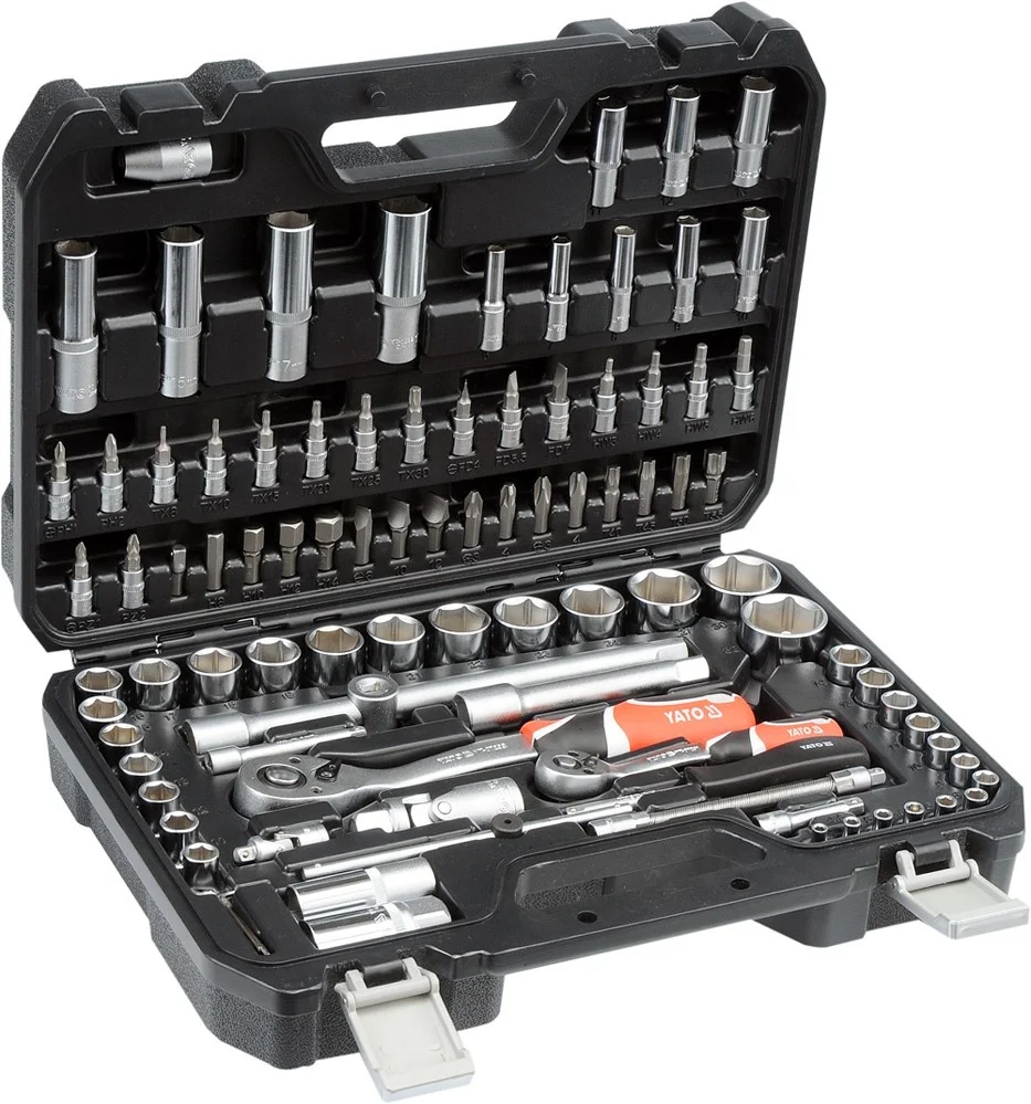 Yato Yt-12681 Car Vehicle Toolbox Auto Repair 94Pcs Force Socket Sets Tools Sets Yato Yt-12681 Car Vehicle Toolbox Auto Repair 94Pcs Force Socket Sets Tools Sets