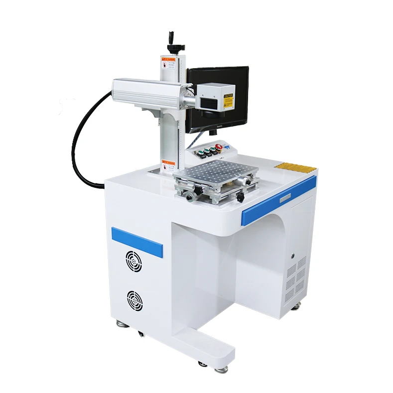 Cabinet Desktop Laser 20W 30W 50 Watt Fiber Laser Marking Machine With Computer Cabinet Desktop Laser 20W 30W 50 Watt Fiber Laser Marking Machine With Computer