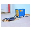Movable hand-held spot welder for plate