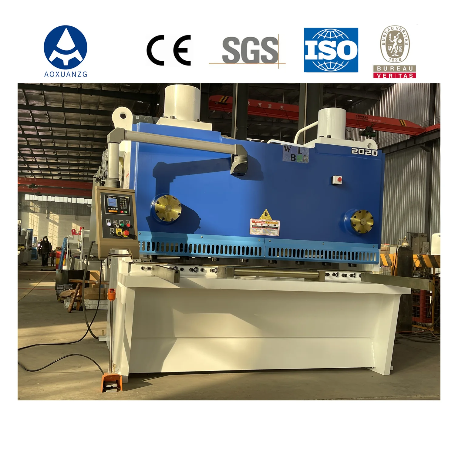 20X2000Mm Hydraulic Cnc Guillotine Plate Shearing Machine 20X2000Mm Hydraulic Cnc Guillotine Plate Shearing Machine