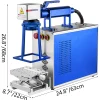 China Portable 20w tabletop mini fiber laser engraving machine 100w metal marking