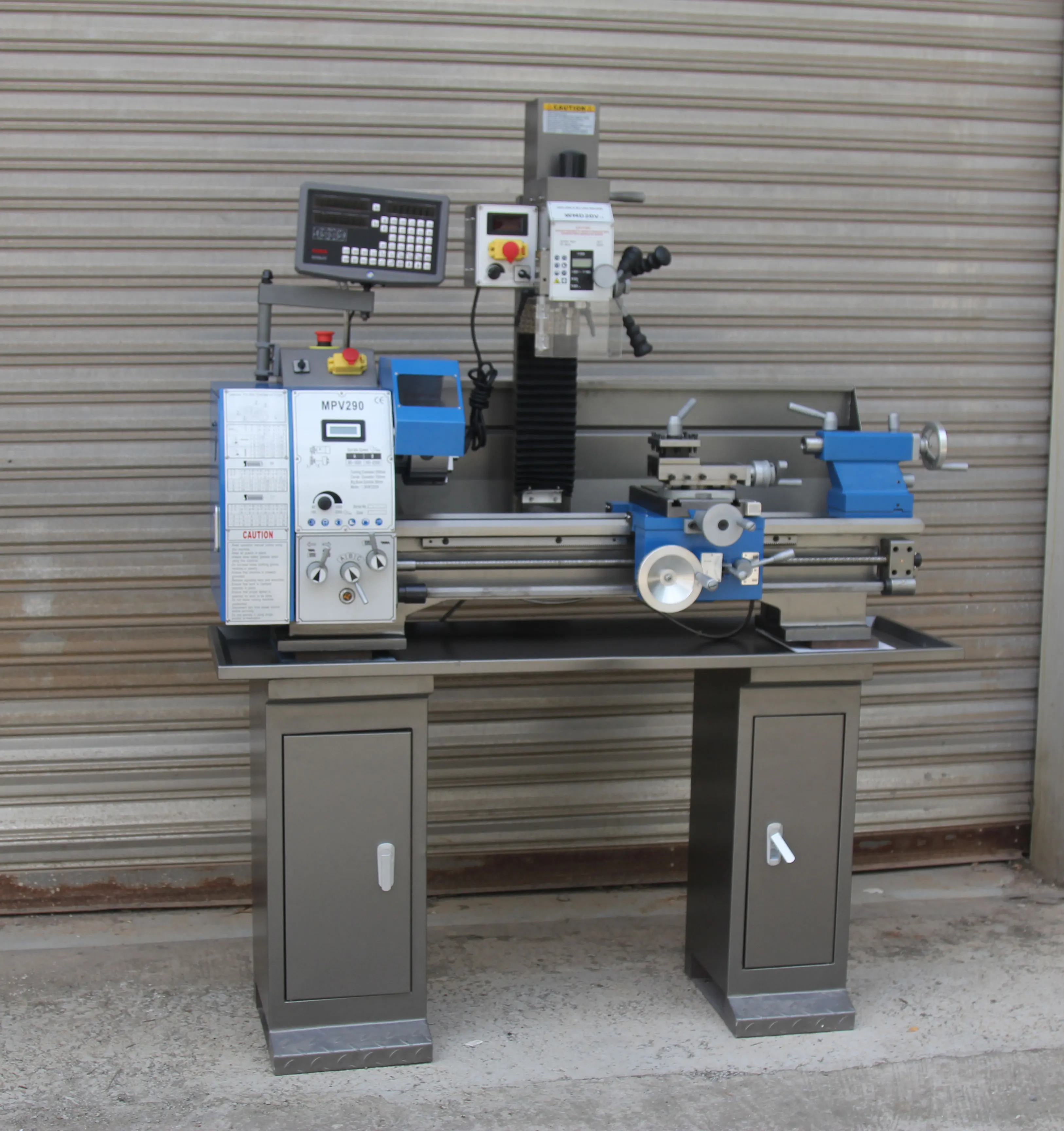 Wmtcnc Variable Speed Mpv290 Combination Lathe Milli Machine For Turning Milling Drilling With 220V/50Hz/Single-Phase Domestic Wmtcnc Variable Speed Mpv290 Combination Lathe Milli Machine For Turning Milling Drilling With 220V/50Hz/Single-Phase Domestic