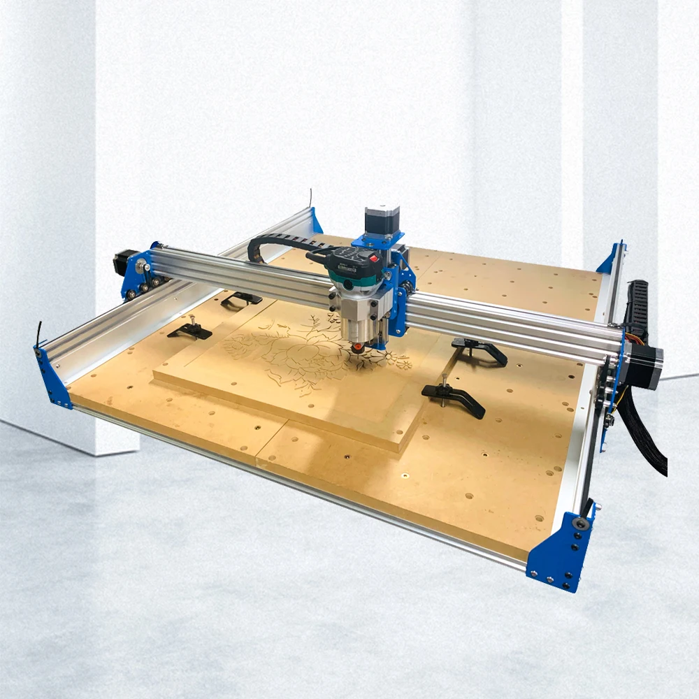 Cnc 710W Trimmer Desktop Cnc 8080 Metal Router Woodworking Engraver Machine For Stone Cnc 710W Trimmer Desktop Cnc 8080 Metal Router Woodworking Engraver Machine For Stone