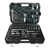 142 PCS Auto Repair Toolbox Hand Tool Set Ferramentas Automotivas Socket Ratchet Wrench Screwdriver Bits – green