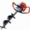 71CC Gasoline Earth Auger With 10cm Drilling Head High Power Two Stroke Gasoline Hole Drilling Machine For Garden Tools