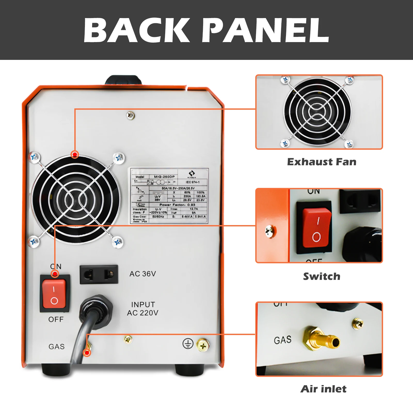 Hitbox Mig Welder 3 In 1 Semi-Automatic Aluminum Welding Machine Mig250Dp 220V Pulse Mig 3 In 1 Inverter Weld Technology Hitbox Mig Welder 3 In 1 Semi-Automatic Aluminum Welding Machine Mig250Dp 220V Pulse Mig 3 In 1 Inverter Weld Technology