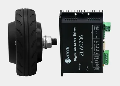 5 Inch Built-In Encoder Robot Agv Small Wheel Hub Servo Motor Driver Set 24V – Maroon 5 Inch Built-In Encoder Robot Agv Small Wheel Hub Servo Motor Driver Set 24V – Maroon