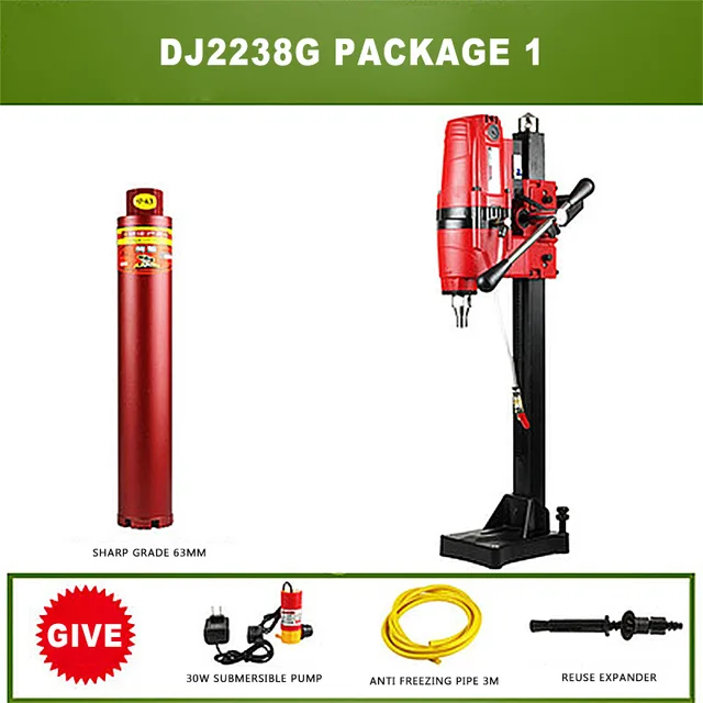 238Mm High Power Electric Concrete Complex Core Diamond Drill Machine Professional Project Water Wet Core Drilling Machine 3300W – Orange/Black 238Mm High Power Electric Concrete Complex Core Diamond Drill Machine Professional Project Water Wet Core Drilling Machine 3300W – Orange/Black