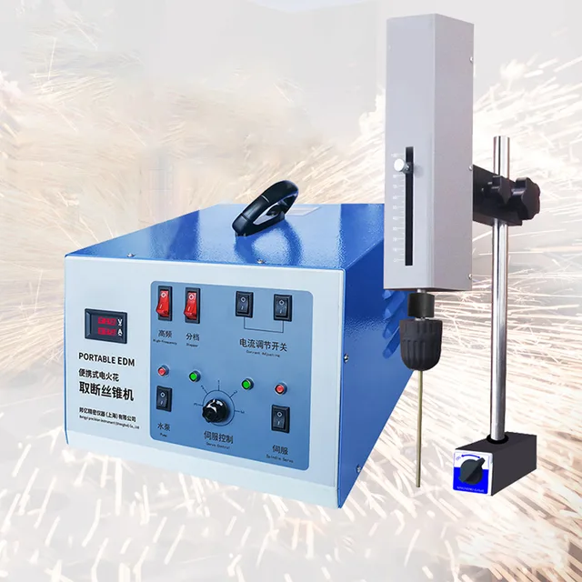 High Frequency Electric Spark Perforator Electrical Pulse Edm Punch Machine Electric Discharge Machining Taps,Bolts,Screws,Drill – Silver High Frequency Electric Spark Perforator Electrical Pulse Edm Punch Machine Electric Discharge Machining Taps,Bolts,Screws,Drill – Silver