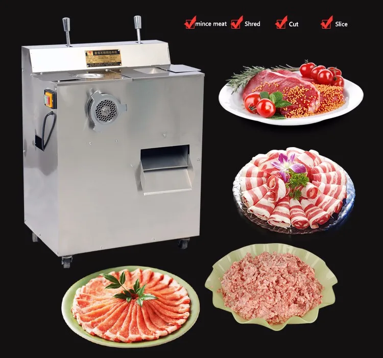 1500W Electric Meat Grinder Stainless Steel Saussage Maker Multipurpose Kitchen Slicer Commercial Stuff Mincer Qrls-400 1500W Electric Meat Grinder Stainless Steel Saussage Maker Multipurpose Kitchen Slicer Commercial Stuff Mincer Qrls-400