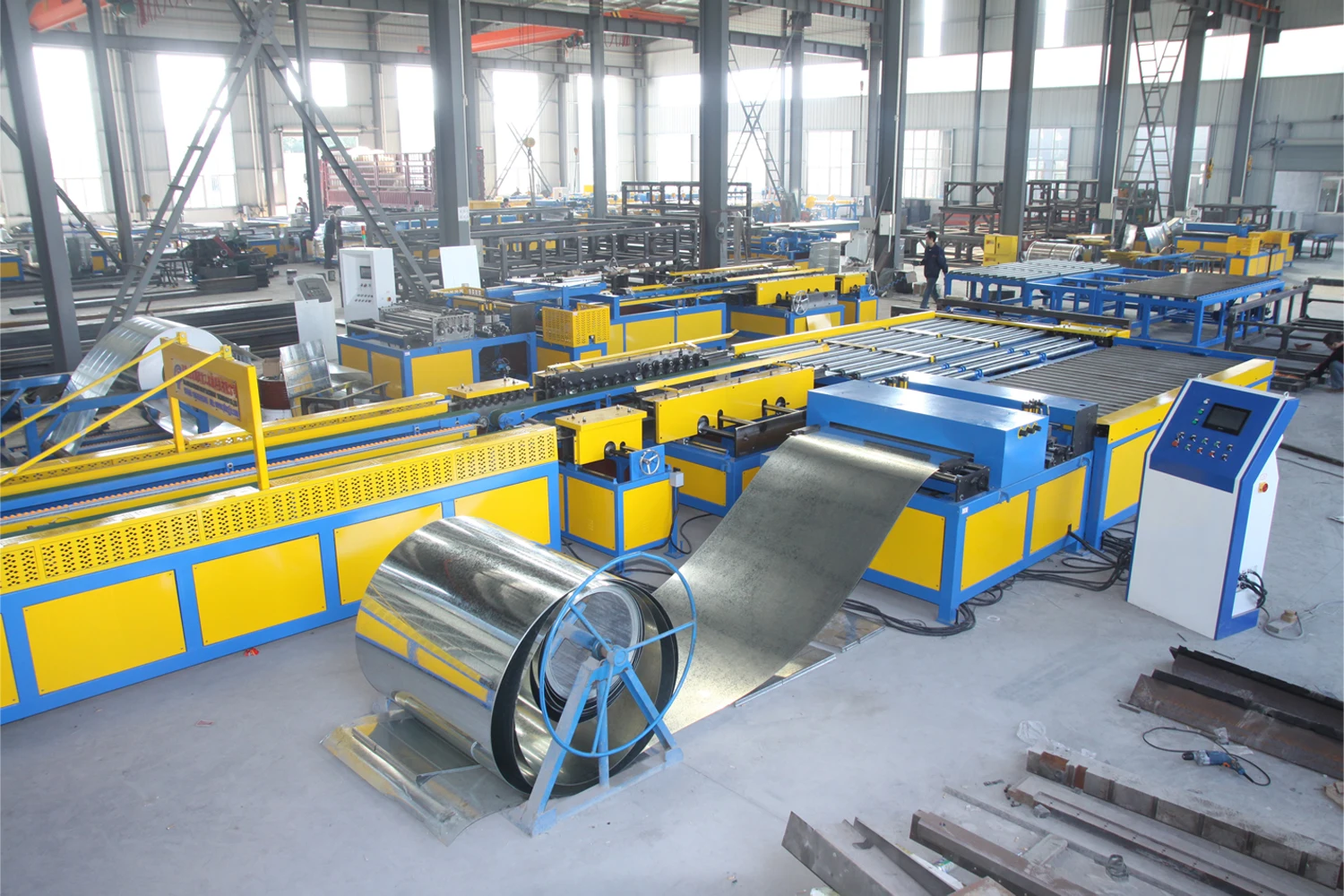 Aoxuanzg Hvac U Shape Square Air Duct Production Line 5, Automatic Stainless Steel Rectangular Ventilation Pipe Former Aoxuanzg Hvac U Shape Square Air Duct Production Line 5, Automatic Stainless Steel Rectangular Ventilation Pipe Former